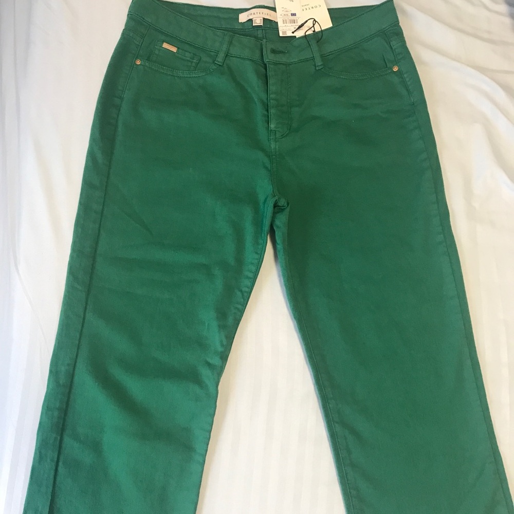 Cortefiel Capri pants size 6 NWT